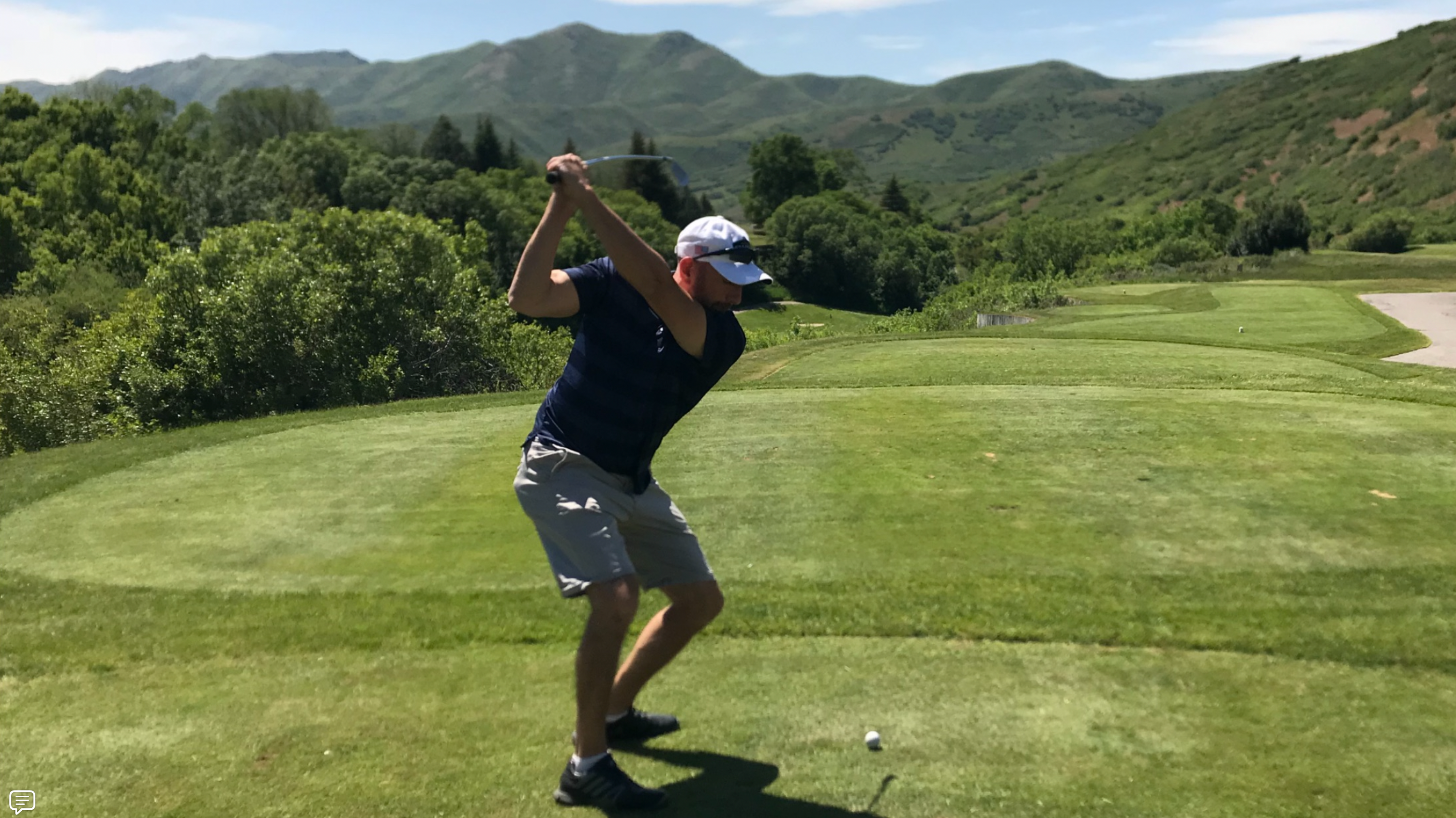Jim Policheri Golfing